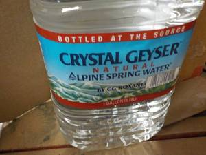 2 Cases 8 gallon Jugs Crystal Geyse...