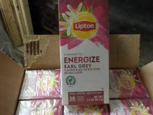 Case of 6 Boxes Lipton Black Tea...