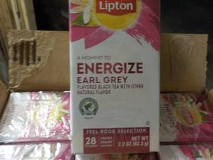 Case of 6 Boxes Lipton Black Tea...