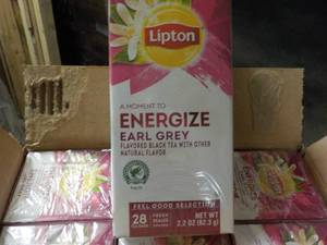 Case of 6 Boxes Lipton Black Tea...