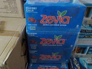 3 - 8 packs Zevia Cherry Cola Zero ...