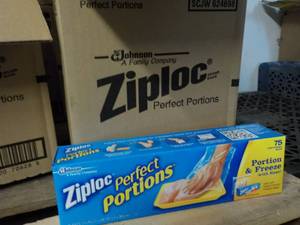 Case of 12 Boxes Ziploc Perfect Por...