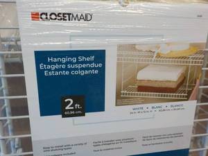 Case of 4 - 2 ft Closet Maid Hangin...