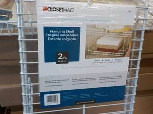 Case of 4 - 2 ft Closet Maid Hangin...