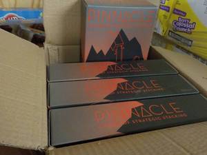 Box of 4 Pinnacle Stacking Games...