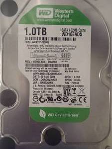Western Digital 1TB SATA HD  details in pictures
