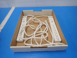 Lot of 2 NXT power strips with USB ports  tested working