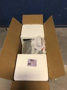 lot 5 image: KOBE Range Hoods 36 in. 630 CFM Insert Range Hood with LED Lights and Baffle Filters in Stainless Steel Customer Returns See Pictures