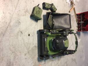 lot 13 image: Green Machine 62V Brushless 22 in. Electric Cordless Battery Self- Propelled Lawn Mower with 2 4.0 Ah Batteries and Charger Customer Returns See Pictures