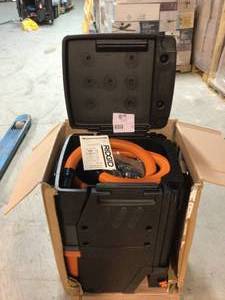 lot 18 image: Ridgid 11 Gal. Cart Wet Dry Vac  Customer Returns See Pictures