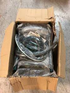 lot 20 image: Winado Iron 4-Wheel Hose Reel Truck Customer Returns See Pictures