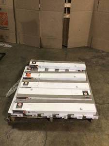 lot 34 image: TrafficMaster Grey Ash 6 in. x 36 in. Peel and Stick Vinyl Plank (36 sq. ft.  case) 12 cases Customer Returns See Pictures