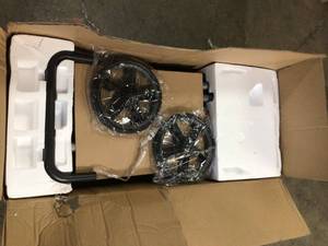 lot 35 image: RIDGID Universal Mobile Miter Saw Stand with Mounting Braces Customer Returns See Pictures