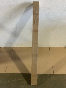 lot 23 image: TMS 5 FT Country Antique Dark Coffee Steel Sliding Barn Wood Door Hardware Track Set. See Pictures