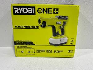 New Ryobi 18V Electrostatic Sprayer Kit