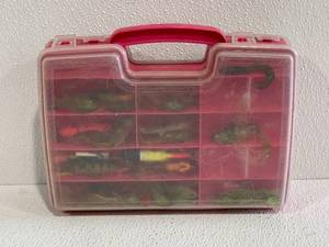 2 Sided Tackle Box and Lures