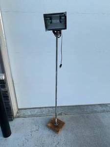 Work Light on Homemade Stand