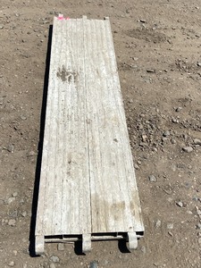 lot 10 image: (1) 20 x 66 Aluminum Scaffolding Plank