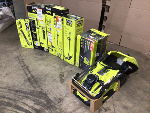 Lot of Assorted Ryobi One Lawn Care Items Customer Returns See Pictures