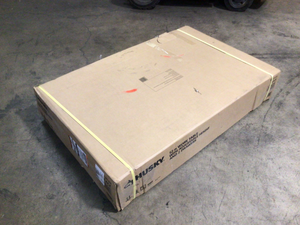 52 in. Adjustable Height Work Table with 2-Drawers in Black by Husky Customer Returns See Pictures