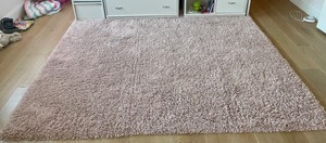 lot 17 image: Pottery Barn Kids Pink Shag Performance Area Rug