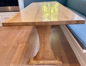 lot 62 image: Delightful Wooden Dining Table