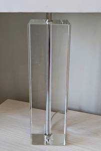 lot 42 image: Gorgeous Pair of Restoration Hardware Madison Crystal Table Lamps