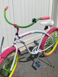 lot 26 image: Boom Chickapop Bright Colored and Fun Bicycle