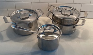 lot 53A image: Three Pieces of All-Clad Cookware