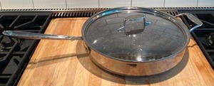 lot 56A image: Three All-Clad Frying Pans