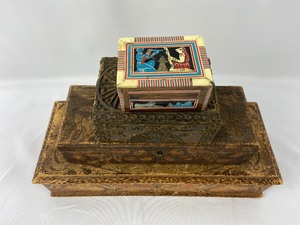 lot 8 image: Four Charming Vintage Wooden Boxes