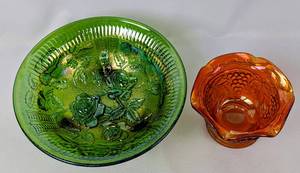 lot 107 image: Unique Imperial Glass Bowls