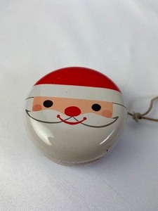 lot 176 image: Vintage 1960s Yo-Yo  SANTA FACE Tin-Litho from Japan & TWO Trophy Brand Slide Whistles