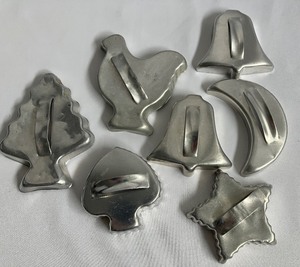 lot 158 image: Vintage Aluminum Cookie Cutters & More