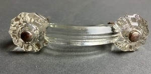 lot 115 image: Eight Antique Glass Drawer Pulls
