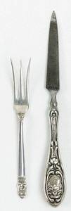 lot 163 image: Five Vintage Sterling Silver Pieces - Serving Ware, Combo FileLetter Opener