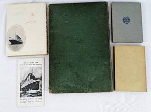 lot 172 image: Vintage Traveler Books Titanic-Olympic BookPamphlet, Around the World with a Camera, Rambles in Europe, Show Me Missouri