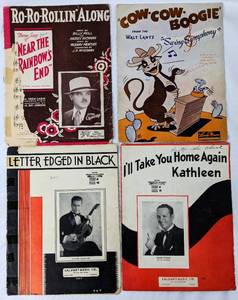 lot 302 image: 14 Vintage Sheet Music Sets from 1913 through 1945