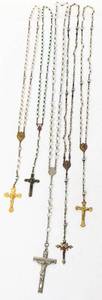 lot 314 image: Five Exceptional Vintage Rosaries
