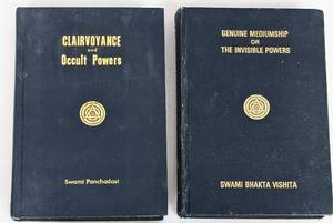 lot 338 image: Eight Vintage & Antique Clairvoyance, Dreams, Occult, Seance Books and 1940s Ouija Board