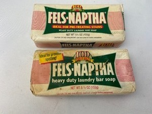 lot 405 image: Vintage Household Items - Hair Gel Tin, Rubber Cement, Rival Dog Food Banks & Fels Naptha