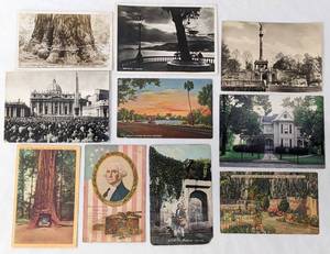 lot 502 image: 42 Vintage Unused Postcards and 4 Greeting Cards