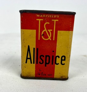 lot 123 image: More Antique Spices Red Owl, Viking, & Warfield T&T