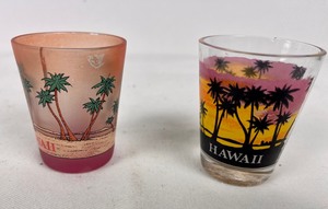 lot 89 image: Novelty & Vacation Shot Glasses - Utah, Hawaii, Texas, Virginia, Barrels