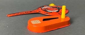 lot 281B image: 2 Vintage Kirchhof Halloween Tin Litho Noisemakers with Witch Designs