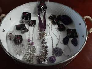 Lot Of 10 New Fashion Jewelry Accessories (Necklaces Come With Matching Earrings)