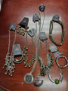 Lot Of 10 New Fashion Jewelry Accessories (Necklaces Come With Matching Earrings)