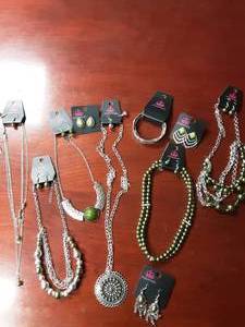Lot Of 10 New Fashion Jewelry Accessories (Necklaces Come With Matching Earrings)