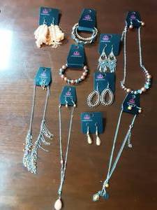 Lot Of 10 New Fashion Jewelry Accessories (Necklaces Come With Matching Earrings)