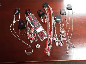 Lot Of 10 New Fashion Jewelry Accessories (Necklaces Come With Matching Earrings)